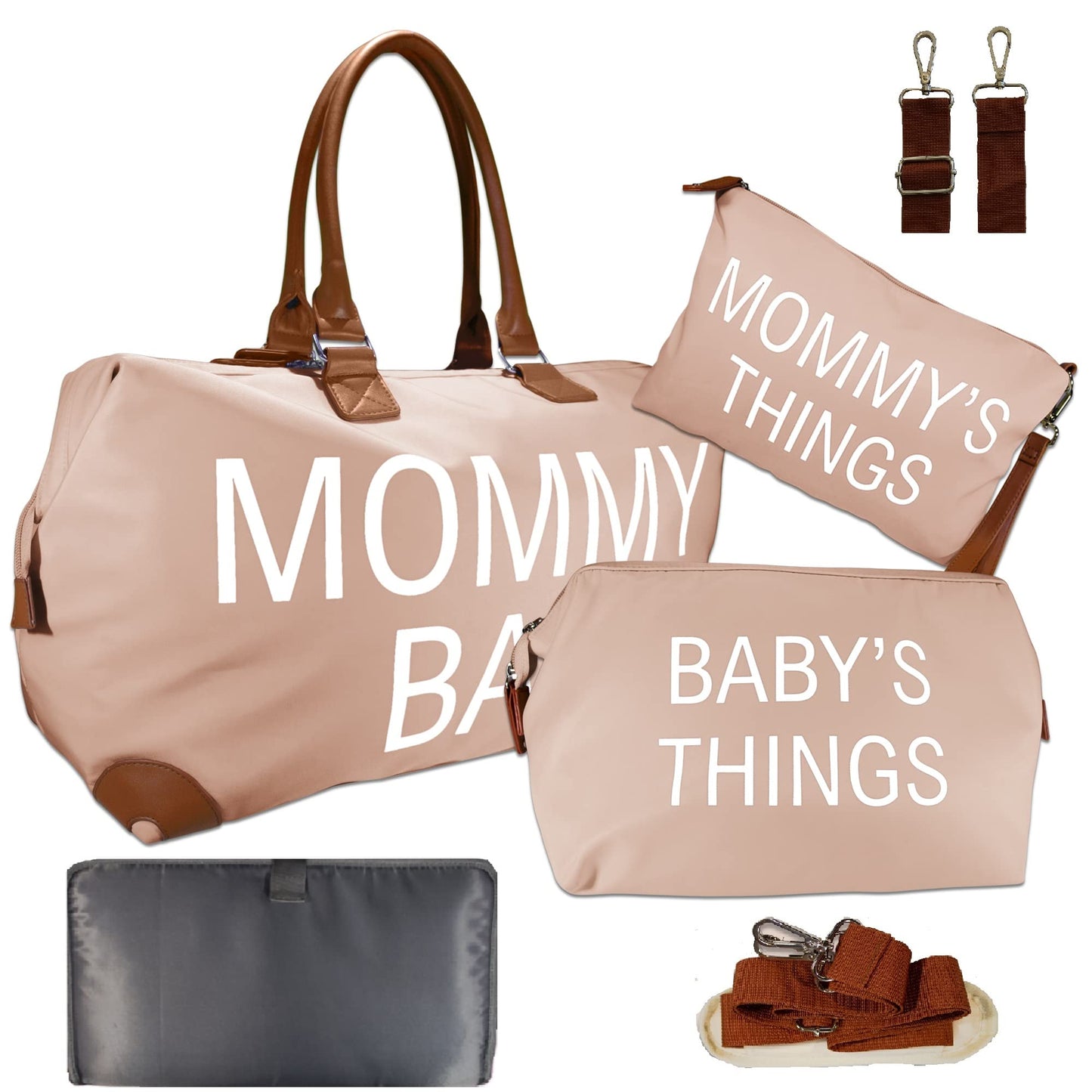 Diaper Bag Tote Set 4 items