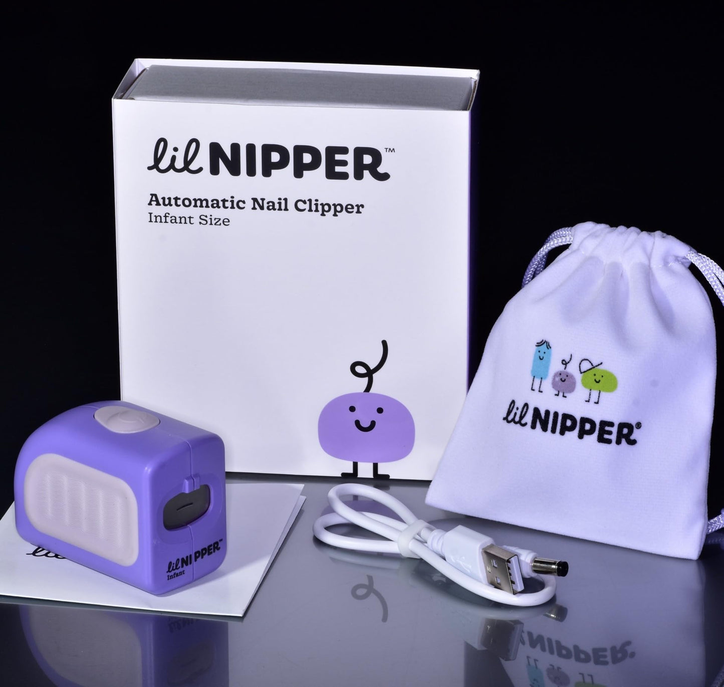 Lil Nipper Baby Nail Trimmer Electric for Infants and Toddlers