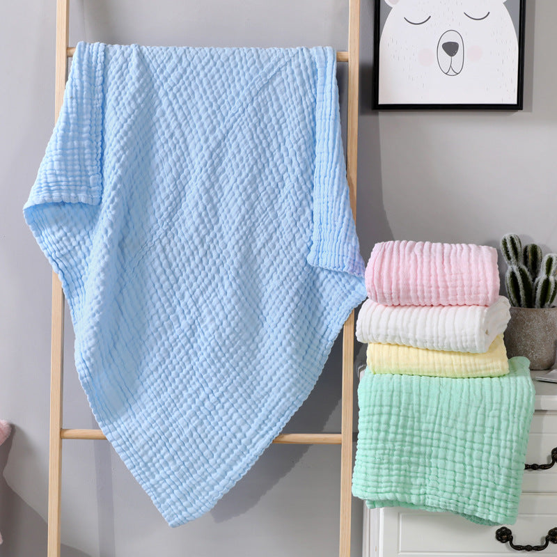 6-Layer Muslin Baby Blanket and Soft Bath Towel