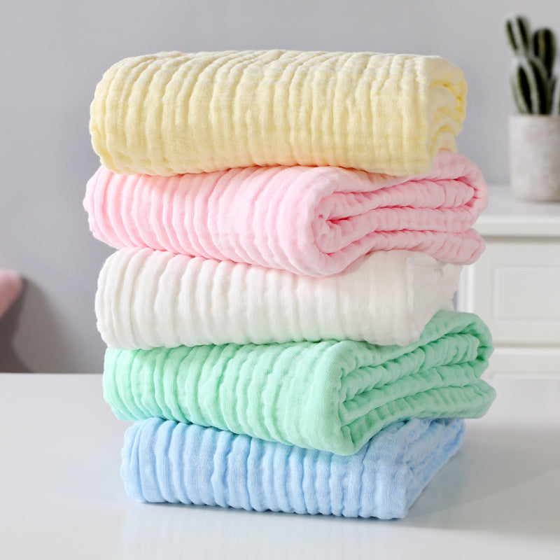6-Layer Muslin Baby Blanket and Soft Bath Towel