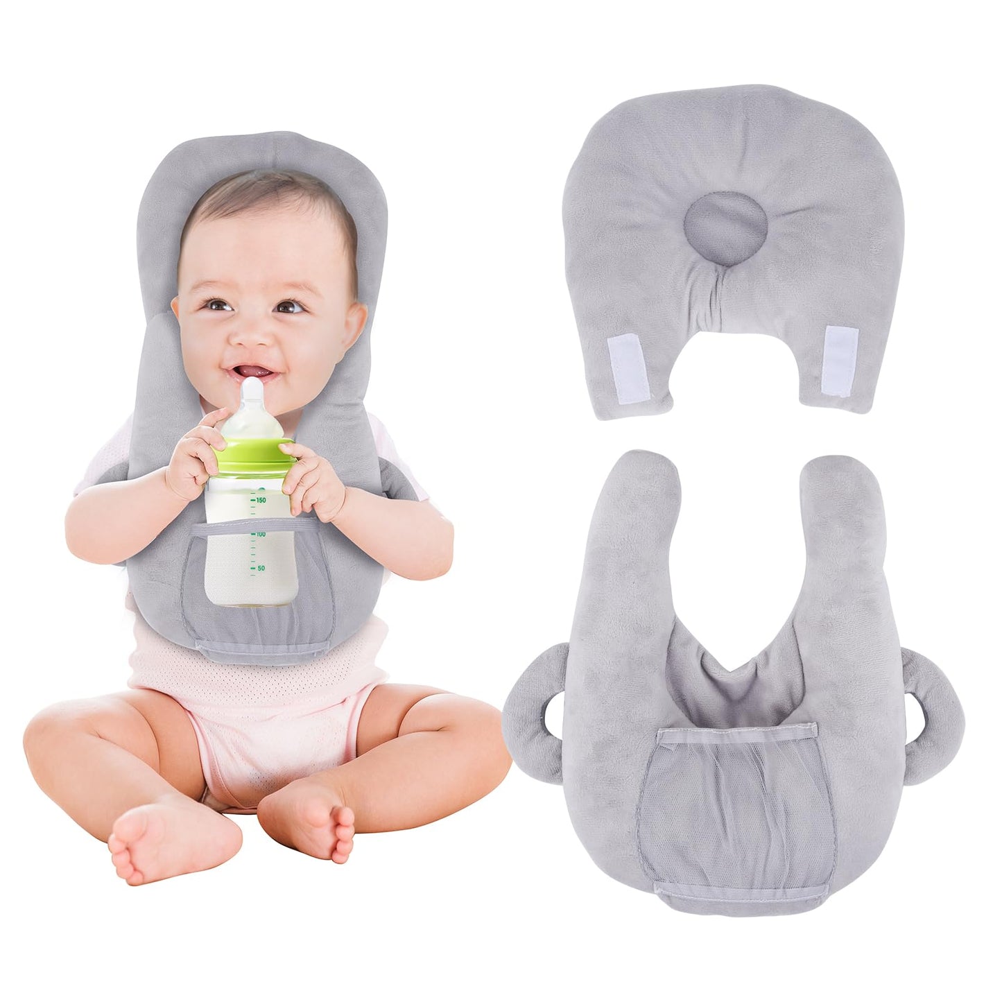ourkiss Adjustable Baby Bottle holder for Self Feeding
