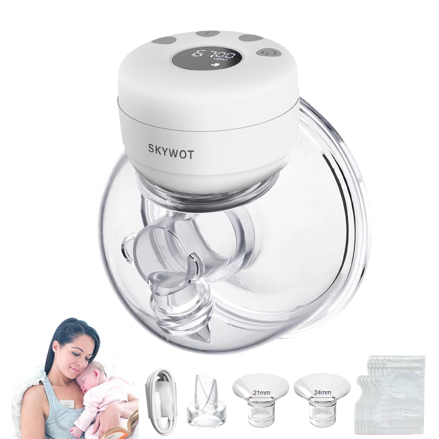 skywot s21 Breast Pump Hands Free